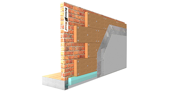 Cappotto termico per condominio per esterno  in fibra di legno Protect dry